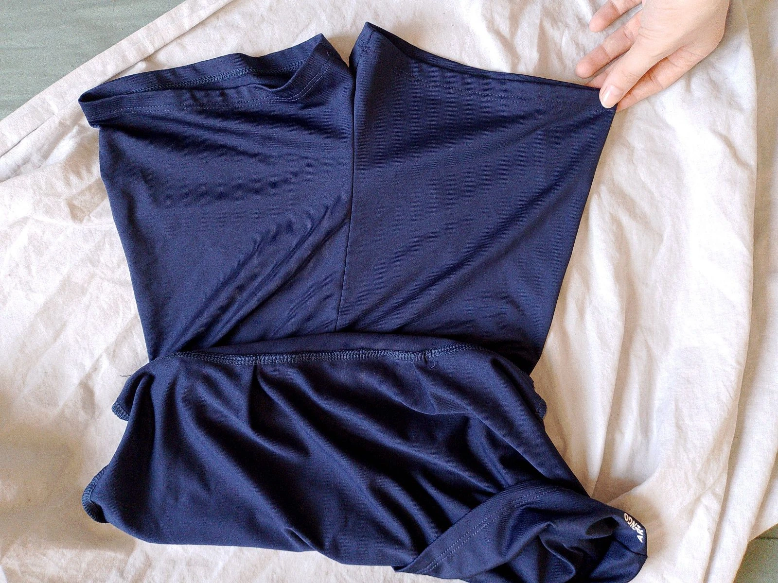 Falda corta deportiva Artengo azul marino – photo 2